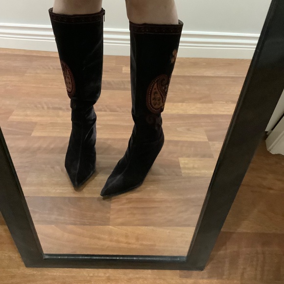 Fab Boho Suede Boots - Picture 8 of 11